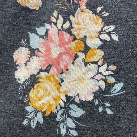 Sadie‎ & Sage pants loungewear floral soft drawstring wide leg - Picture 5 of 9